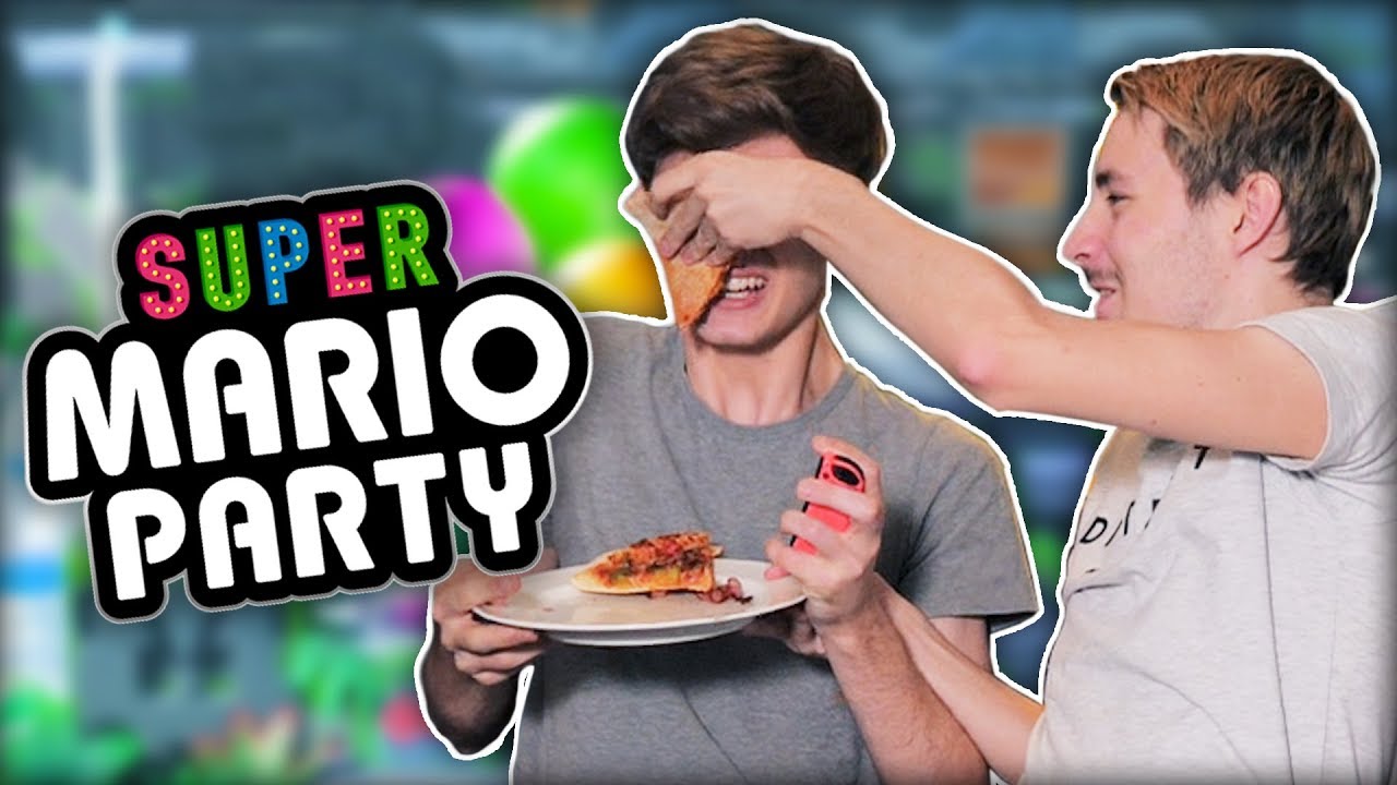 LINK DUWT PIZZA IN MIJN GEZICHT! | Super Mario Party met LinkTijger, Joost en Pascal