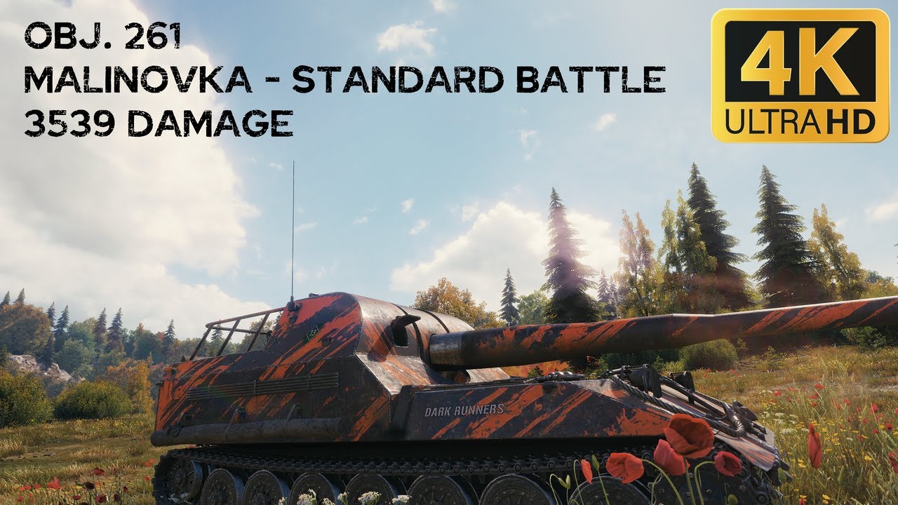 Obj. 261 3,5k damage 1 frags on Malinovka - World of Tanks