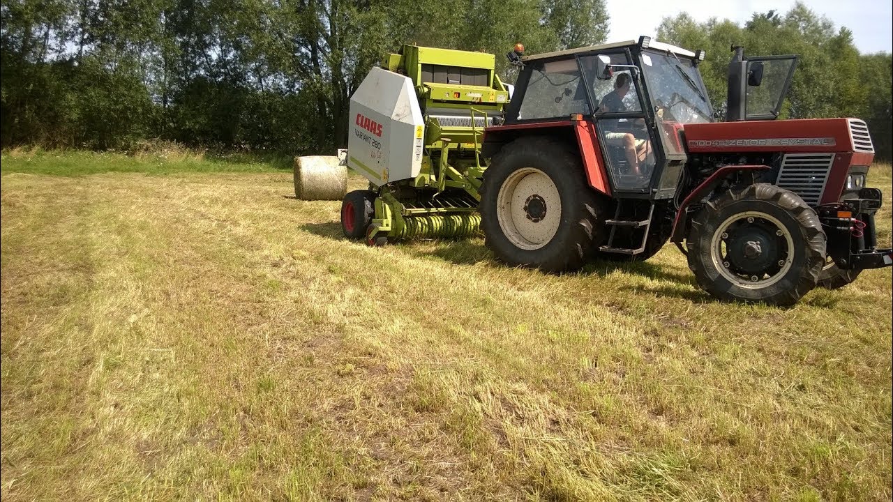 Vlog #10  Belowanie  Claas Variant 280 RC & Zetor