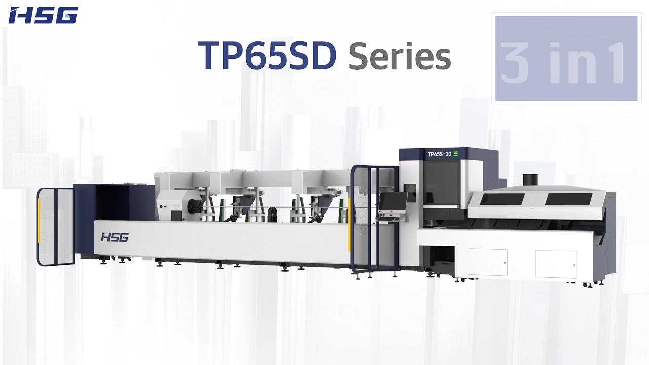 HSG TP65SD 3D 12-273mm Fiber Laser Tube Cutting Machine | HSG Laser