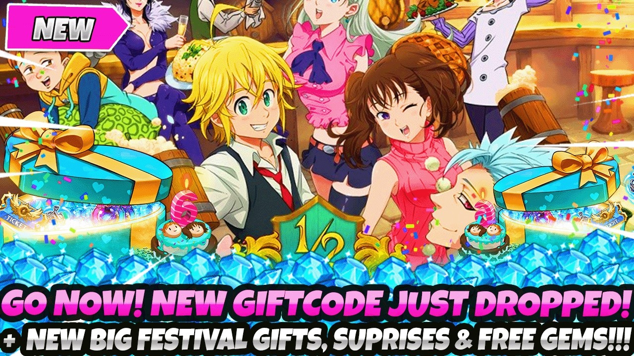 *GO NOW! HUGE NEW GIFT CODE JUST DROPPED!* + NEW BIG FESTIVAL GIFTS, SURPRISES & FREE GEMS! (7DSGC