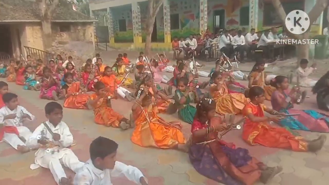 लेझीम नृत्य - छत्रपती शिवाजी महाराज जयंती उत्सव प्राथ.शाळा गदेवाडी