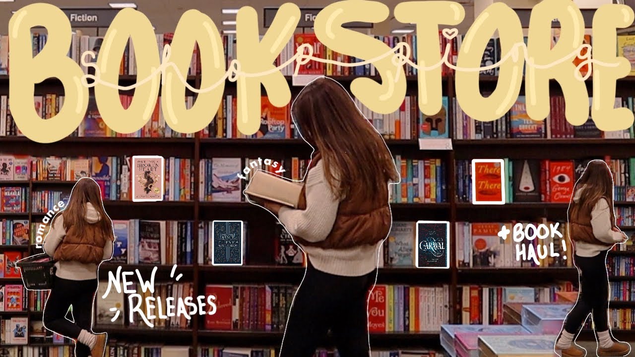 *cozy* bookstore vlog ✨📖☕️ spend the day book shopping at barnes & noble with me + a big book haul!