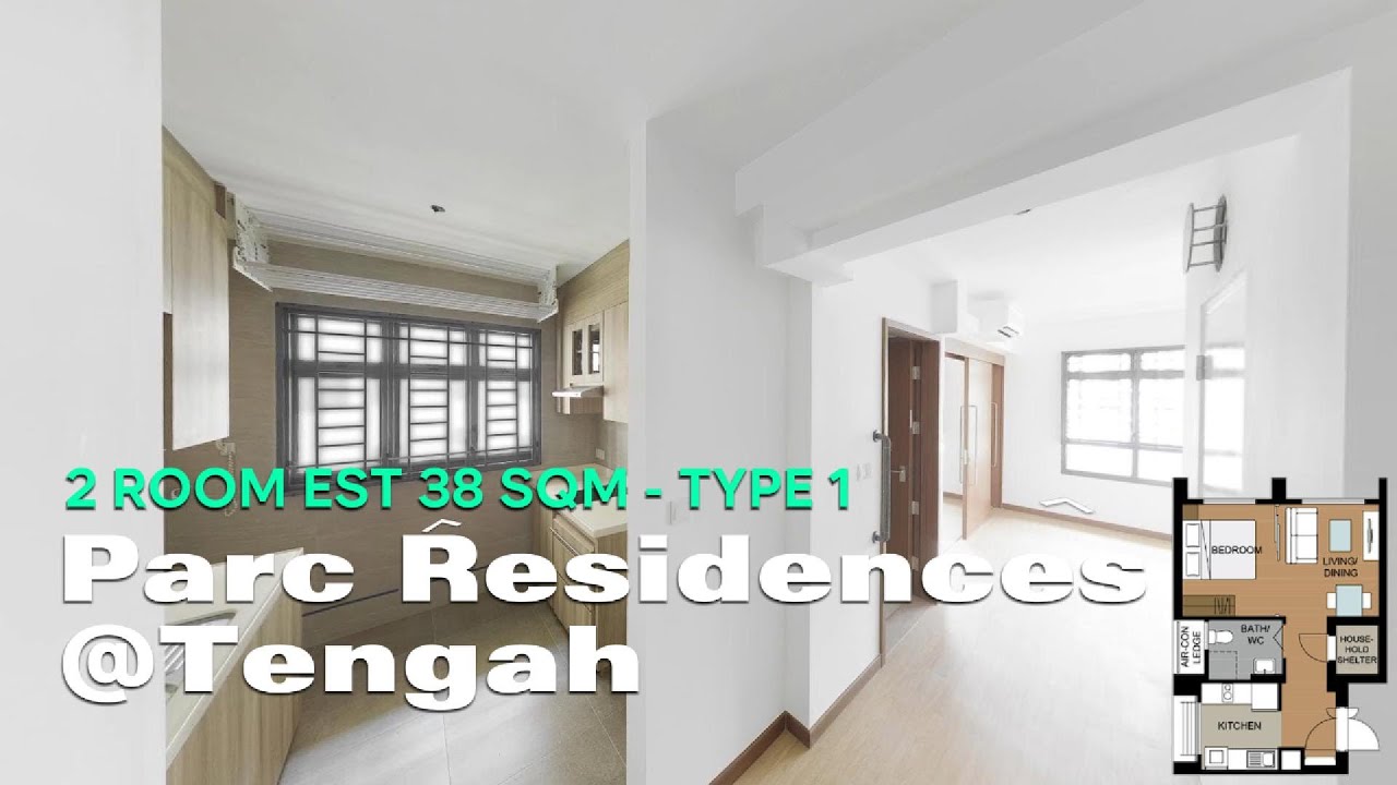 Parc Residences @ Tengah 2 Room, Est 38 SQM - Type 1 Virtual Tour