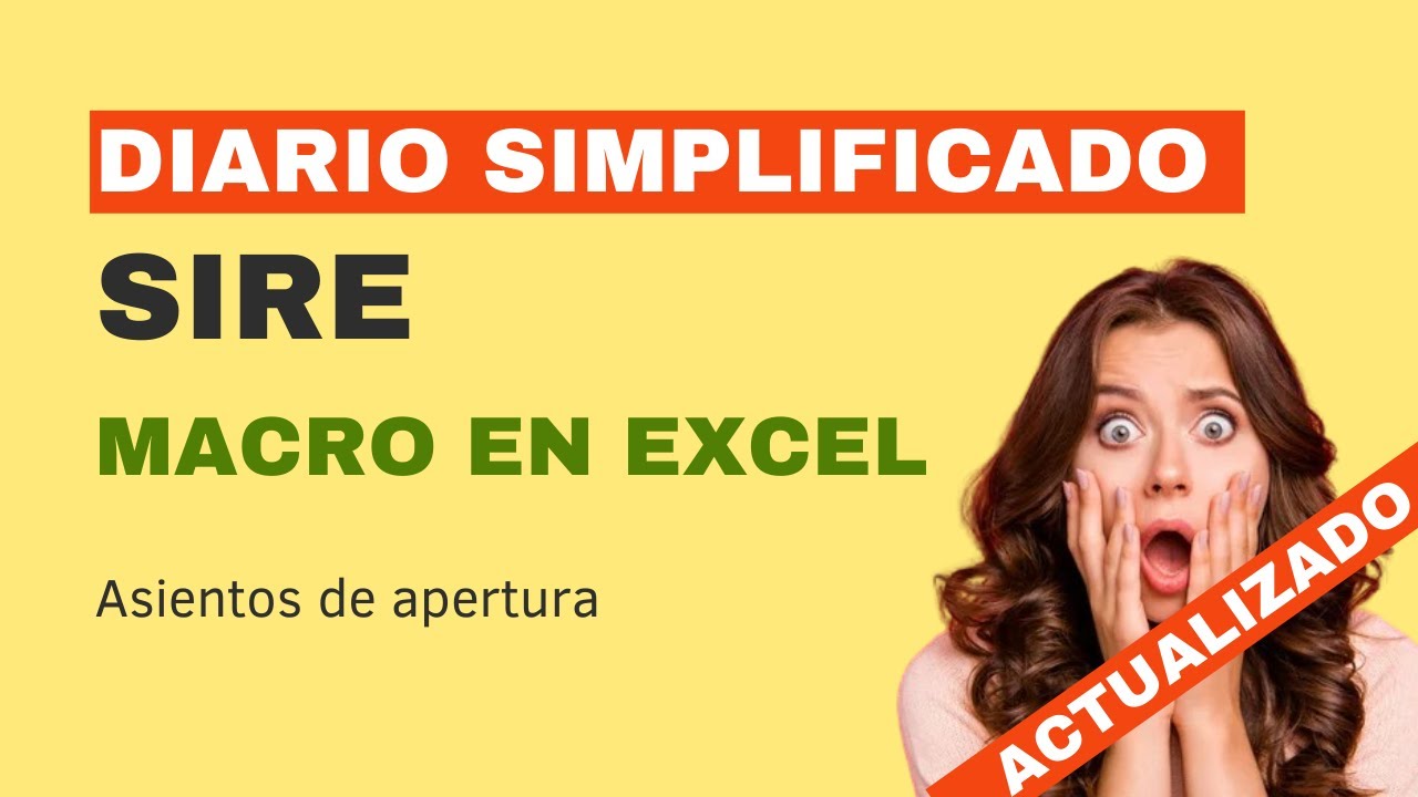 (2024)MACRO SIRE DIARIO SIMPLIFICADO SUNAT| Asientos contables de apertura de ejercicio