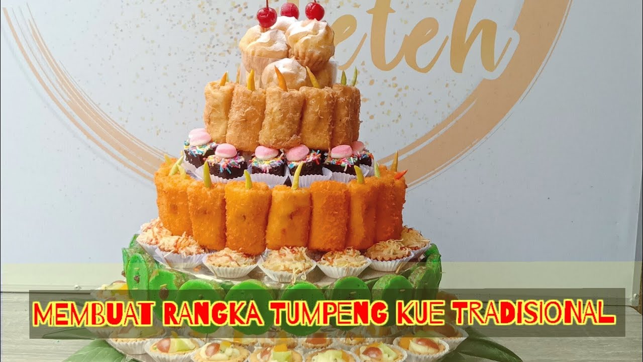 Membuat Rangka Tumpeng Kue | IDE BISNIS KUE TRADISIONAL