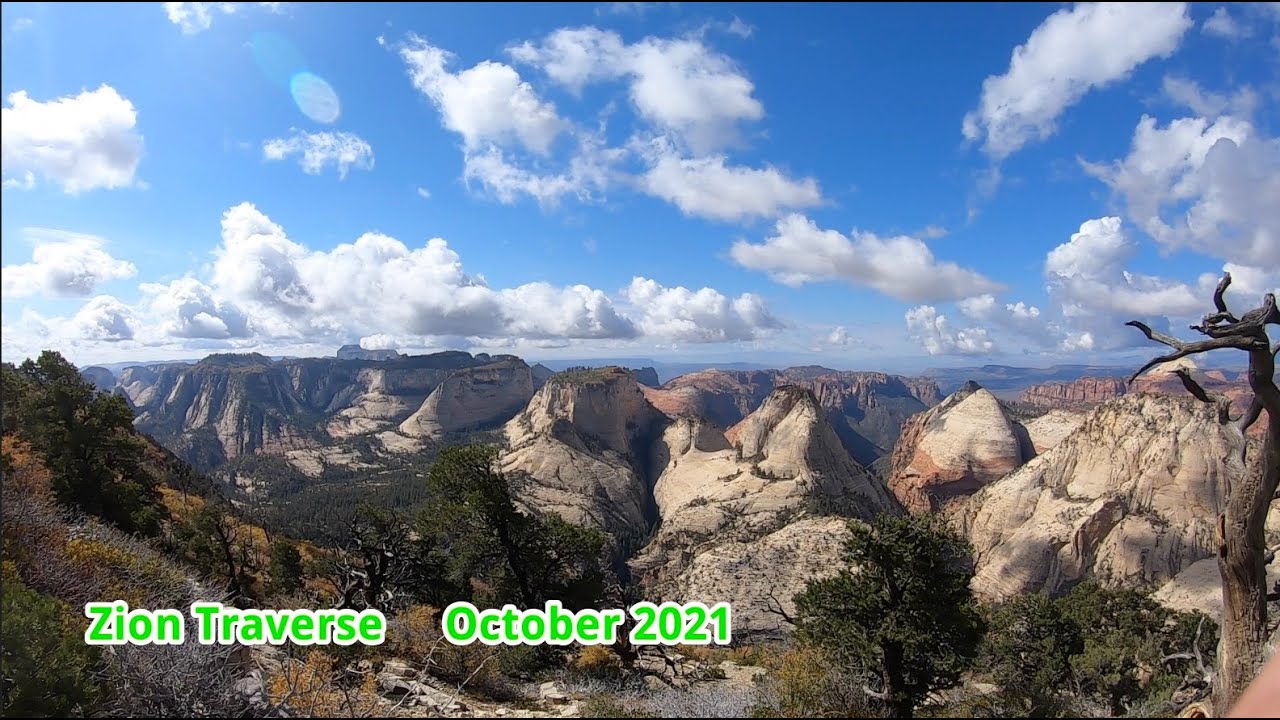 Zion Traverse  Backpacking-  October 2021
