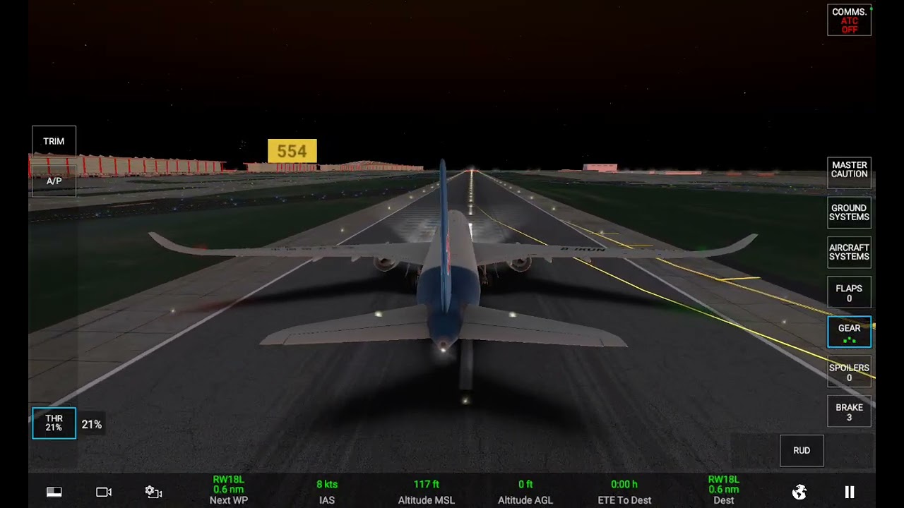 Landing at Beijing China (ZBAA) 