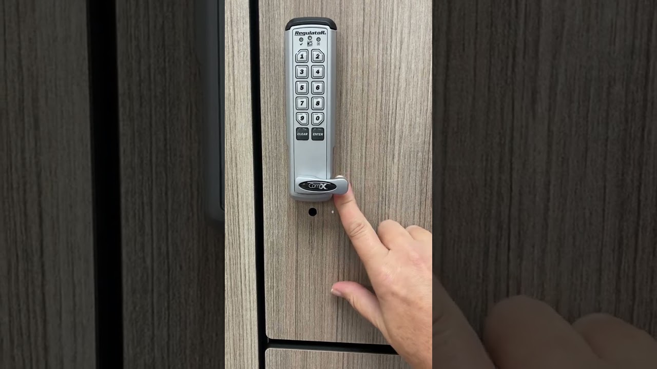 How to create a locker combination using the Compx Regulator Lock