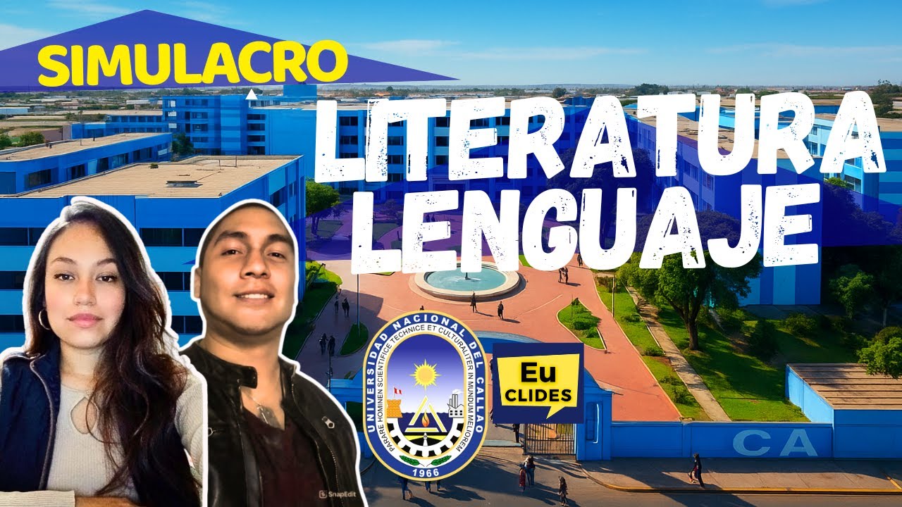 ❤️ Solucionario Simulacro UNAC 2025 2 🔥 LENGUAJE LITERATURA Universidad Nacional del Callao