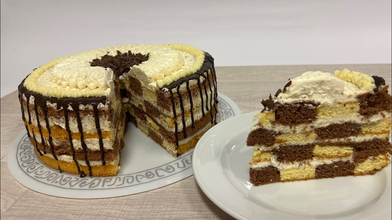 Schachbrett Torte einfach und schnell
