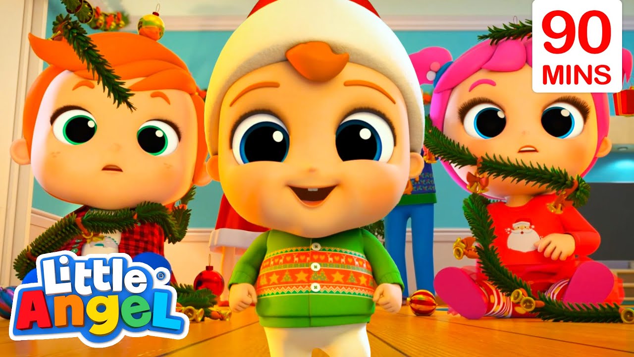 This Is The Way We Get Ready For Xmas | Job and Career Songs | @LittleAngel Nursery Rhymes for Kids