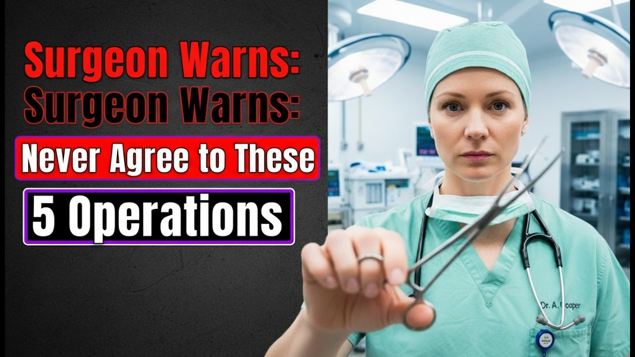 Surgeon Warns: Never Agree to These 5 Operations After 60 Without Asking This First