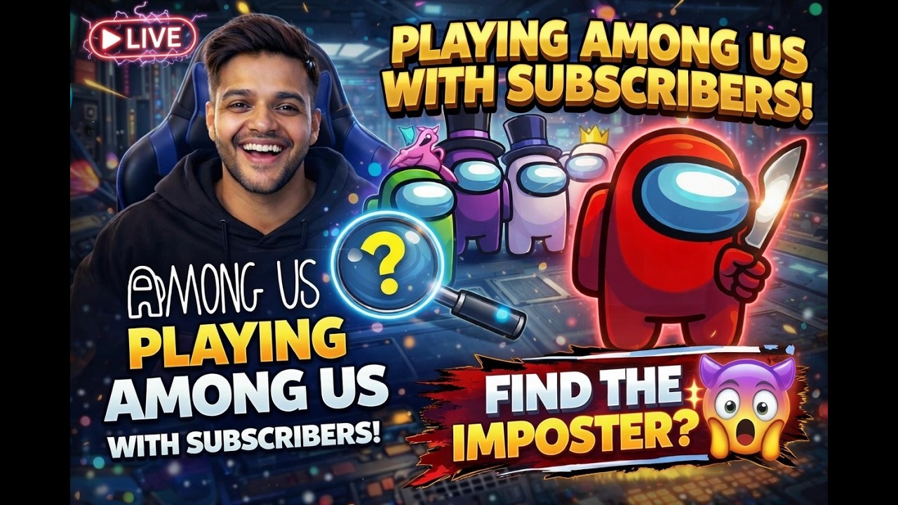 Smile Sabke Face Par… Impostor Ek 😱 | Among Us Live