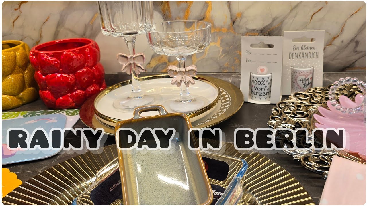 Rainy Winter Days in Berlin /Grocery Shopping, New Cutlery & Home Cooking /Zile ploioase de iarna!