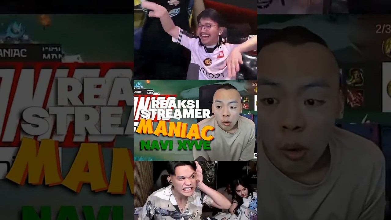 Xyve Maniac! Reaksi Streamer Maniac Navi Xyve lawan RRQ Hoshi! #rrq #rrqhoshi #xyve