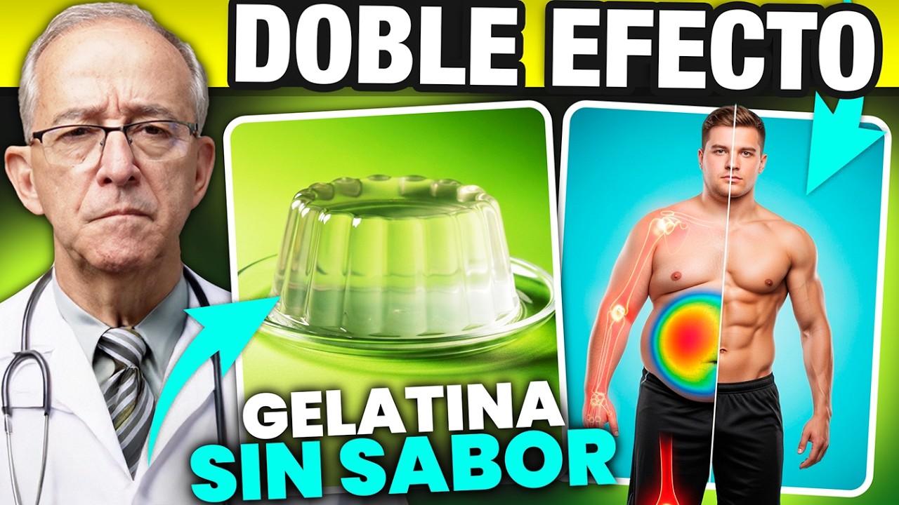 🍧 Tomar GELATINA SIN SABOR Todos Los Dias Para Rebajar y Curar Rodillas, Oswaldo Restrepo