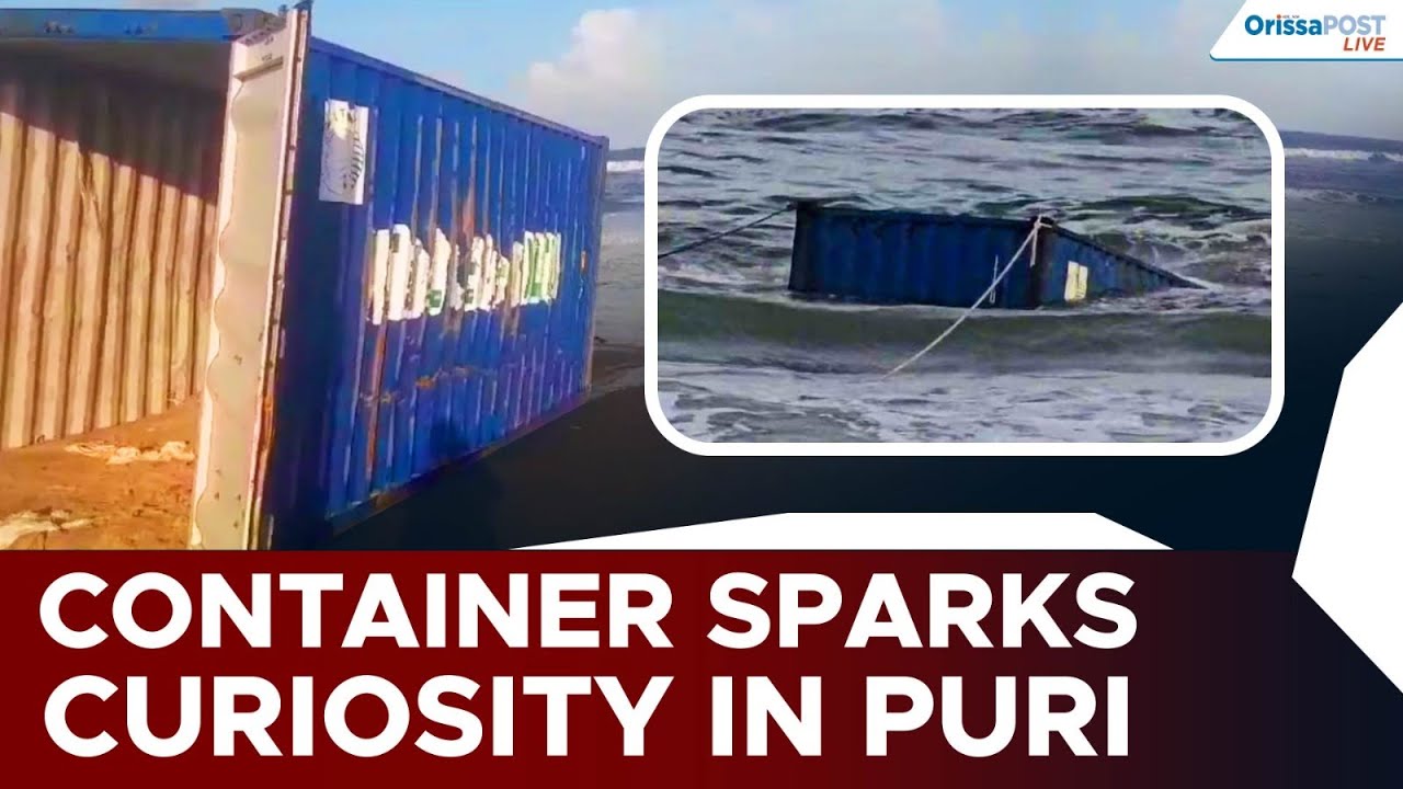 Mystery Container Hits Puri Beach