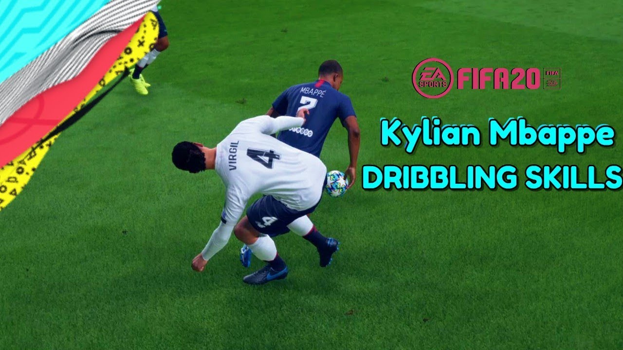 FIFA 2020 PS4 Gameplay Kylian Mbappe Dribbling Skills and Goals with Skill