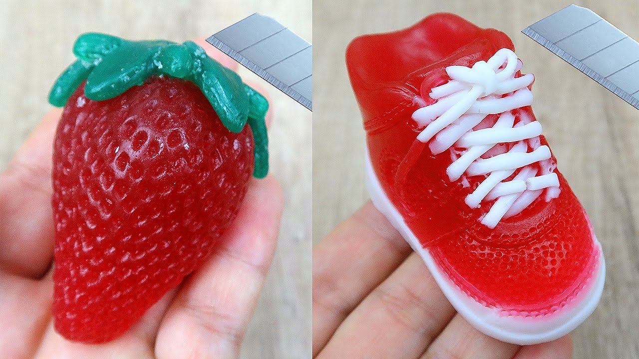 Relaxing Soap Carving ASMR. Satisfying Soap and lipstick cutting. Corte de jabón - 385