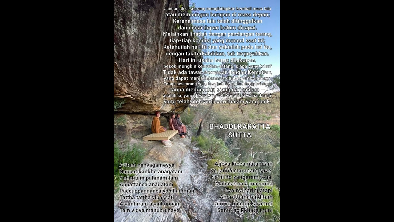 Bhaddekaratta Sutta (lagu paritta Buddhist)