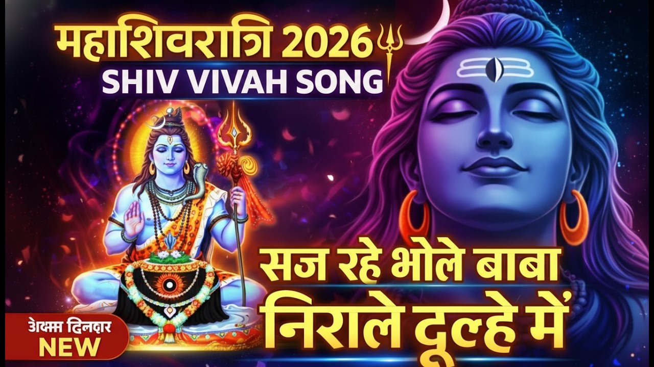महाशिवरात्रि 2026 शिव विवाह गीत | सज रहे भोले बाबा निराले दूल्हे में | Shivratri Bhajan 2026
