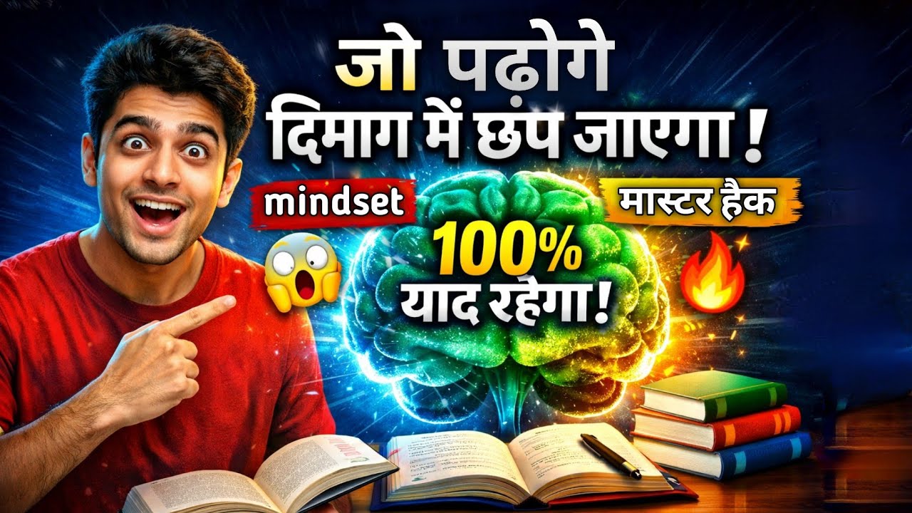 जो बढ़ोगे दिमाग में छप जाएगा 😱 | Topper Study Secrets