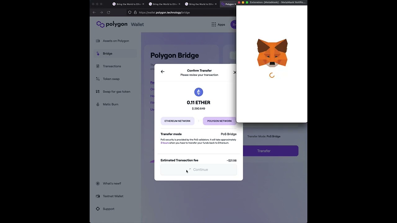 How to use Polygon Bridge