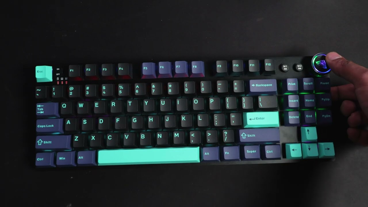 Aula M75 Trimode wireless Mechanical Keyboard REVIEW