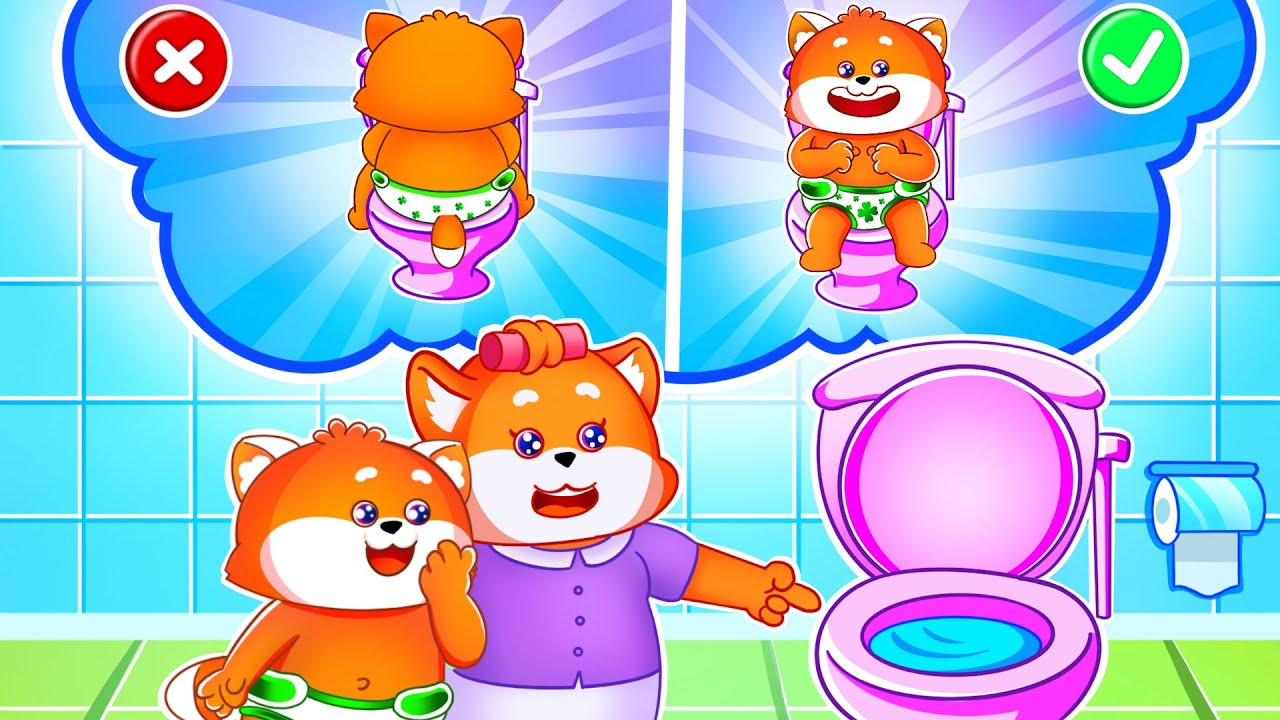 Potty Training Song | Healthy Habit Songs | Funny Kids Songs And Nursery Rhymes by Lucky Zee Zee