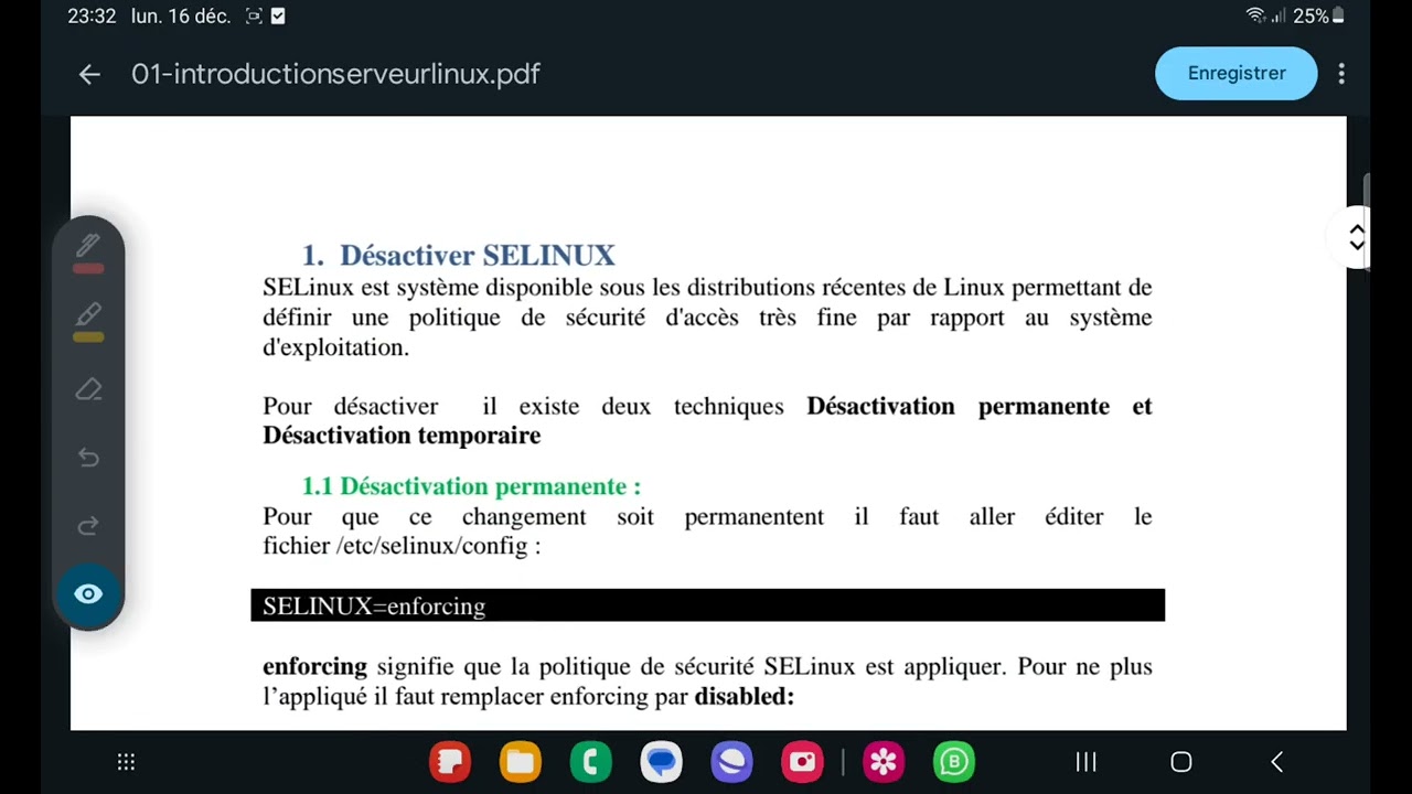 1-Configuration de base linux