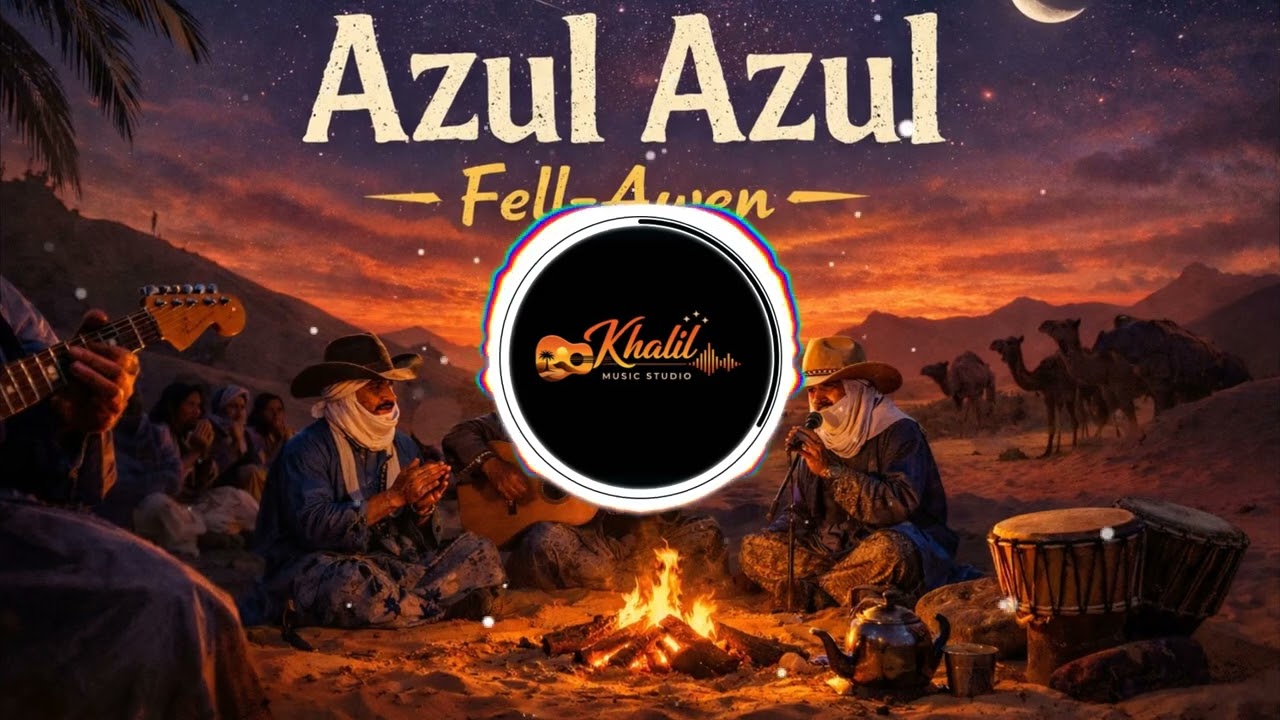 Azul Azul Fell-Awen ⵣ Desert Blues Dance | Saharan Night Vibes