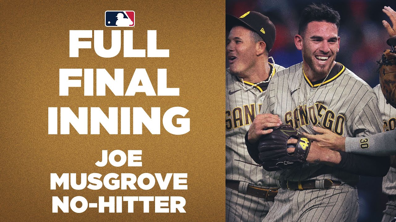 FULL 9TH INNING: Padres Joe Musgrove completes no-hitter!