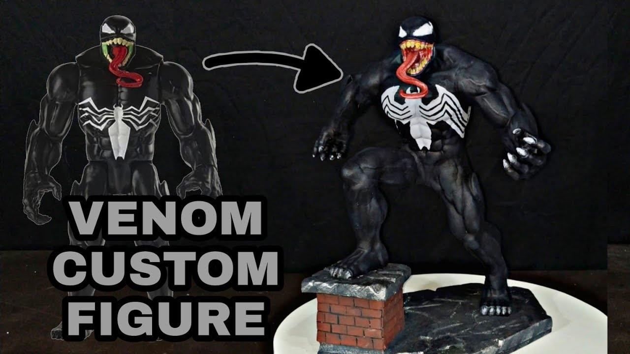 COMO HACER UNA ESTATUA DE VENOM CUSTOM TITAN HERO FIGURE STATUE SCULPURE
