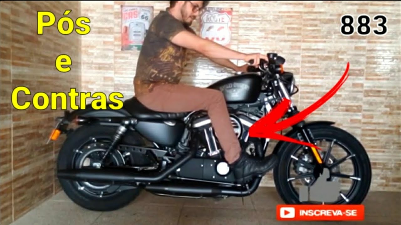 P&oacute;s e contras comando avan&ccedil;ado harley davidson 883 iron