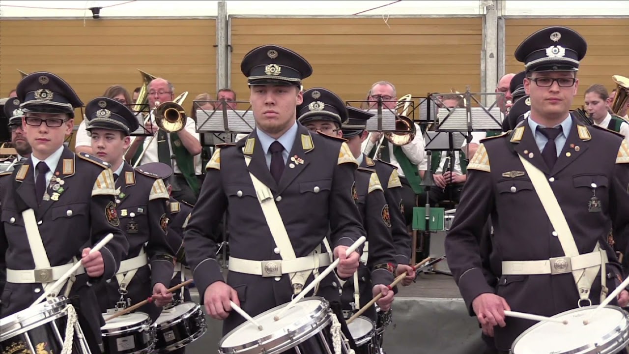 Schwabengruß, Tambourkorps Elsen-Fürth, 90-jähriges Jubiläum Tambourcorps Neuenhausen 2015