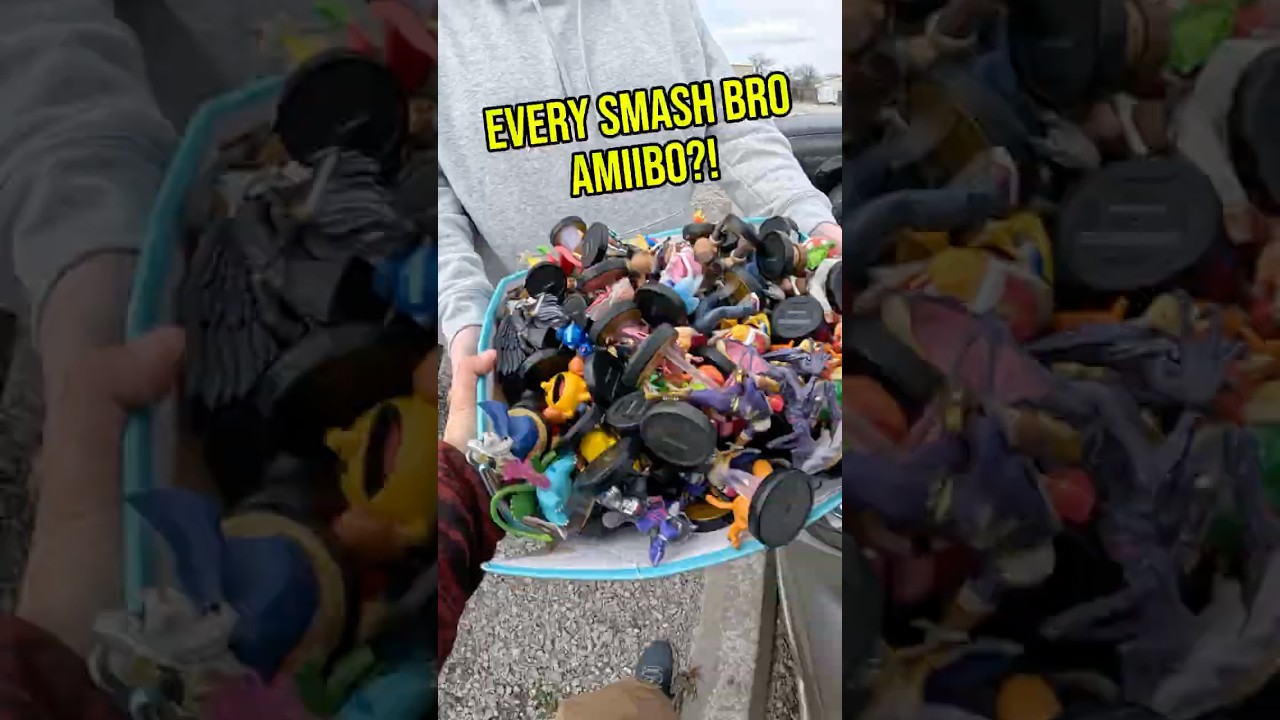 Он подарил мне почти полную коллекцию Amiibo по игре Smash Bros. 😱😱