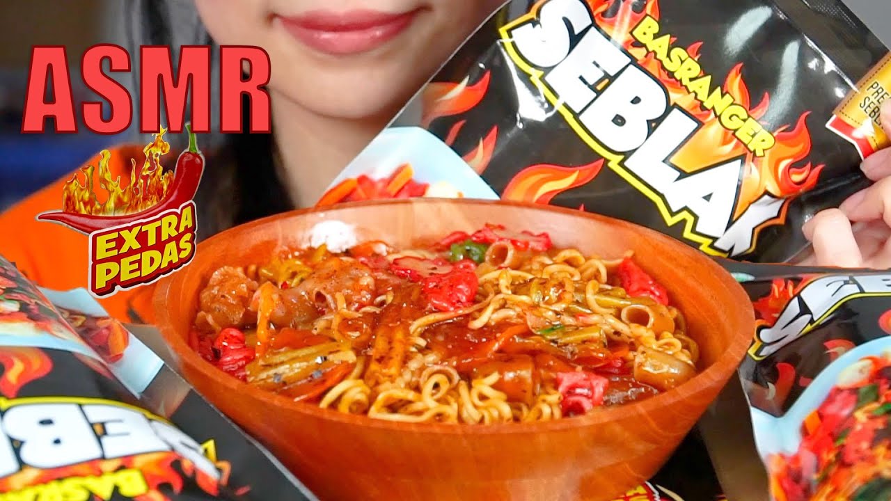 ASMR EATING SOUNDS SEBLAK PREMIUM BASRANGER | NO TALKING | SHEFEBULOUSCIOUS ASMR INDONESIA