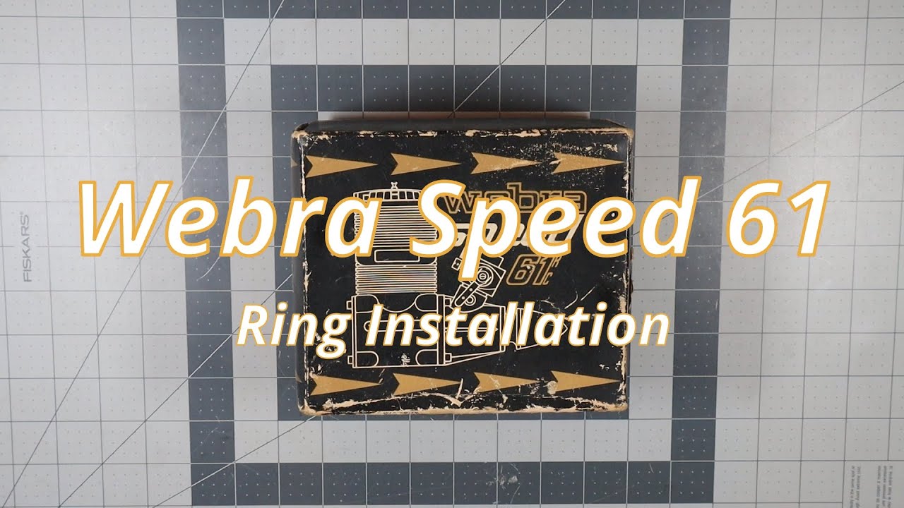 Webra Speed 61 RC Ring Installation