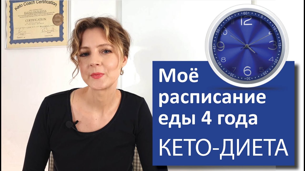 Мое нынешнее расписание питания на кето | 4 года на кето