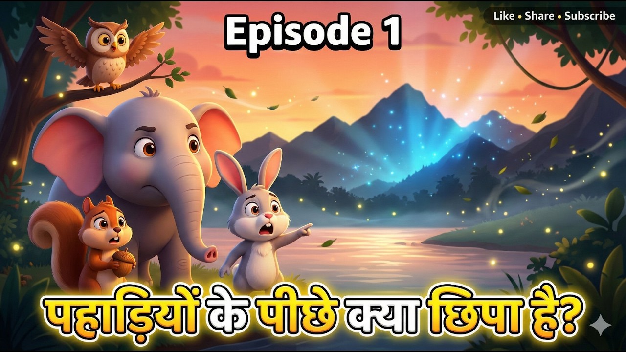 👉 जंगल की खुशहाल सुबह | Episode 1 | बच्चों की रोमांचक कार्टून कहानी | Hindi Kids Cartoon