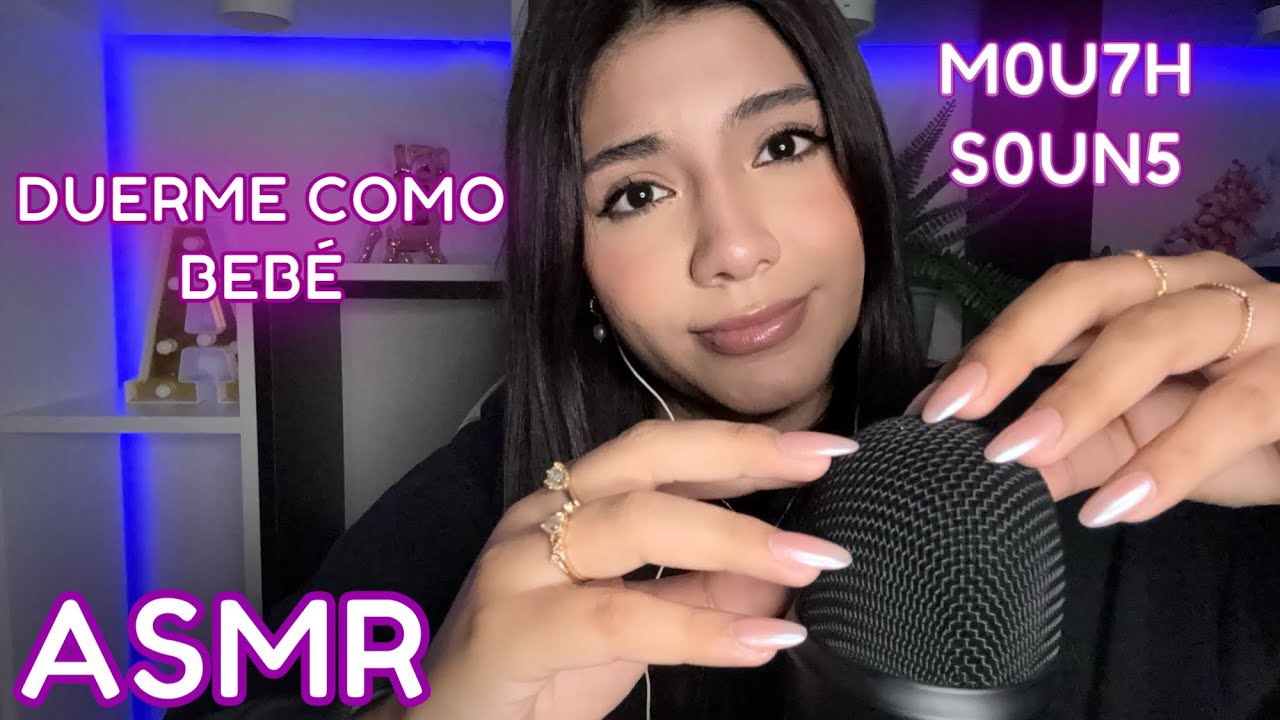 ASMR ESPAÑOL / DUERME COMO BEBÉ mientras C0M0 tu C4RITA + SOFT  SPOKEN + EFECTO PECERA + INAUDIBLE