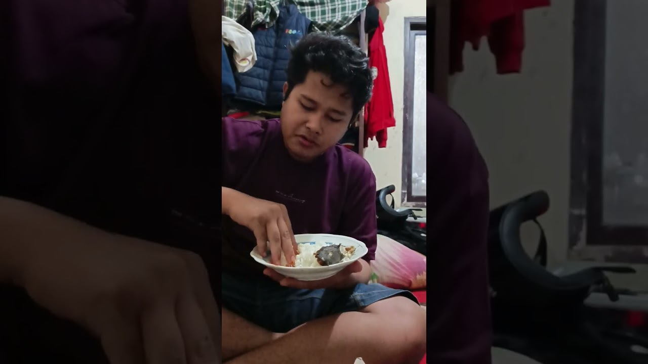 Day 41 mukbang pecel lele full