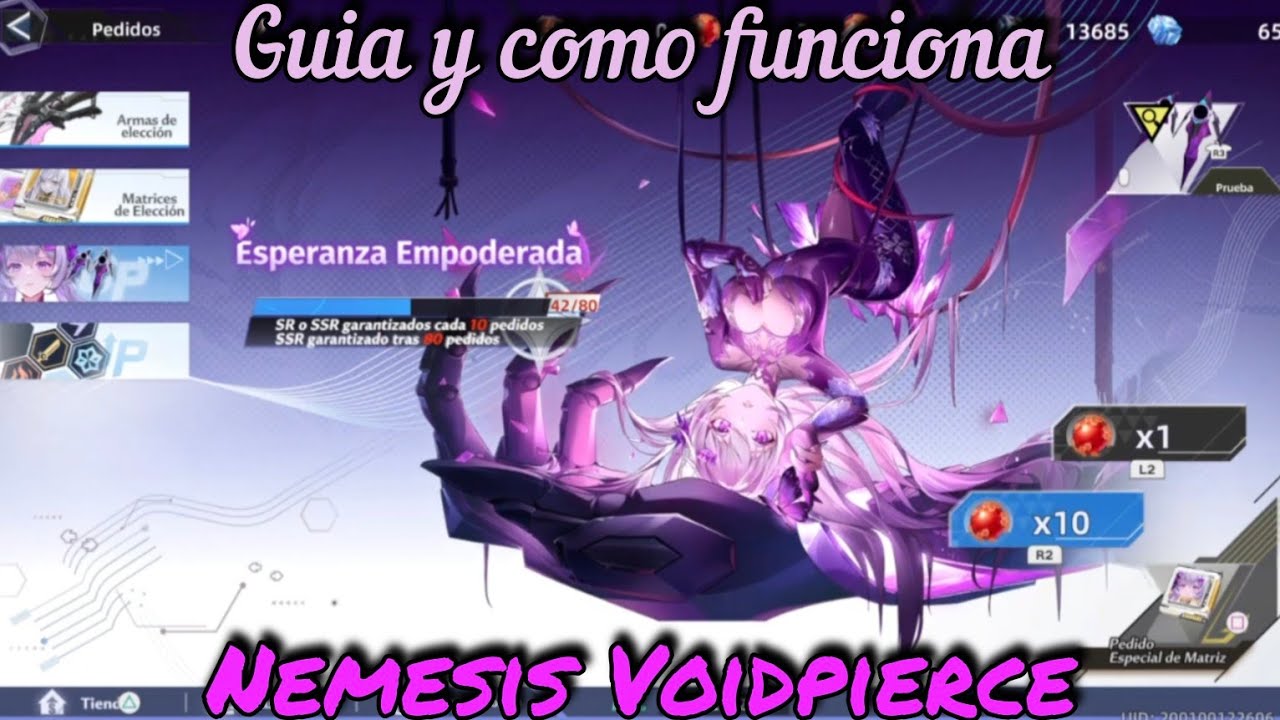 Guia y como funciona Nemesis Voidpierce | Tower of Fantasy