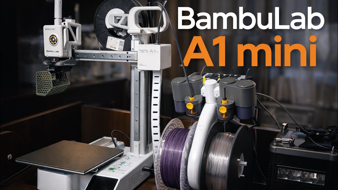 Как запустить печать на 3D принтере BambuLab A1 mini 