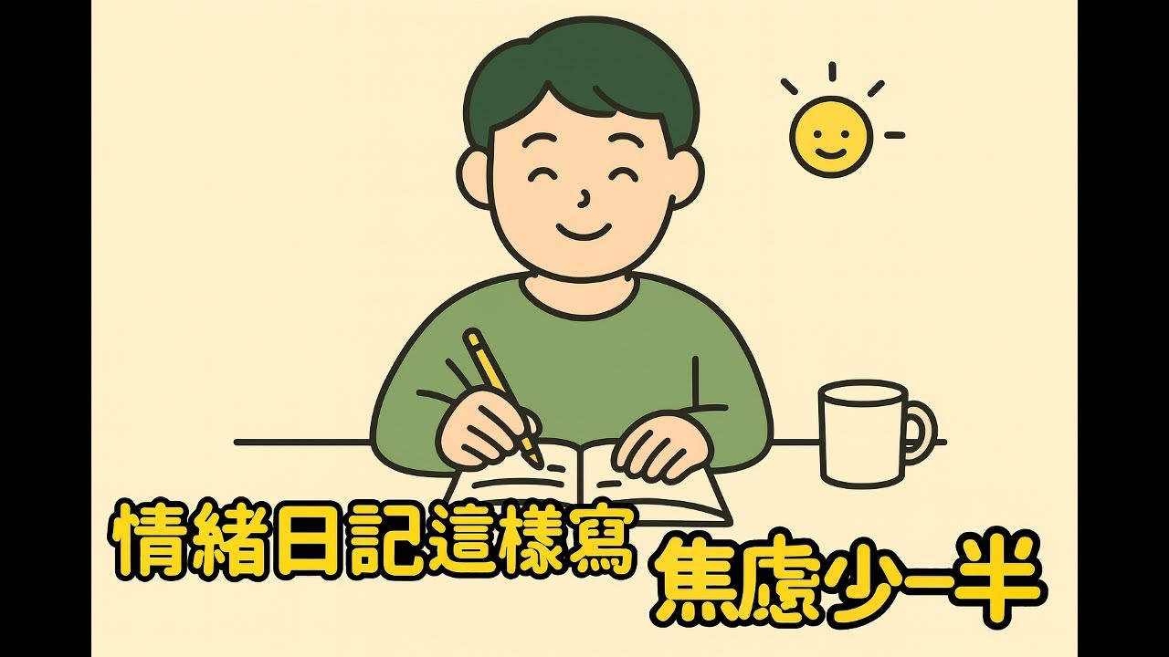 為什麼你總是情緒低落？心理學教你用「情緒日記」重整思緒