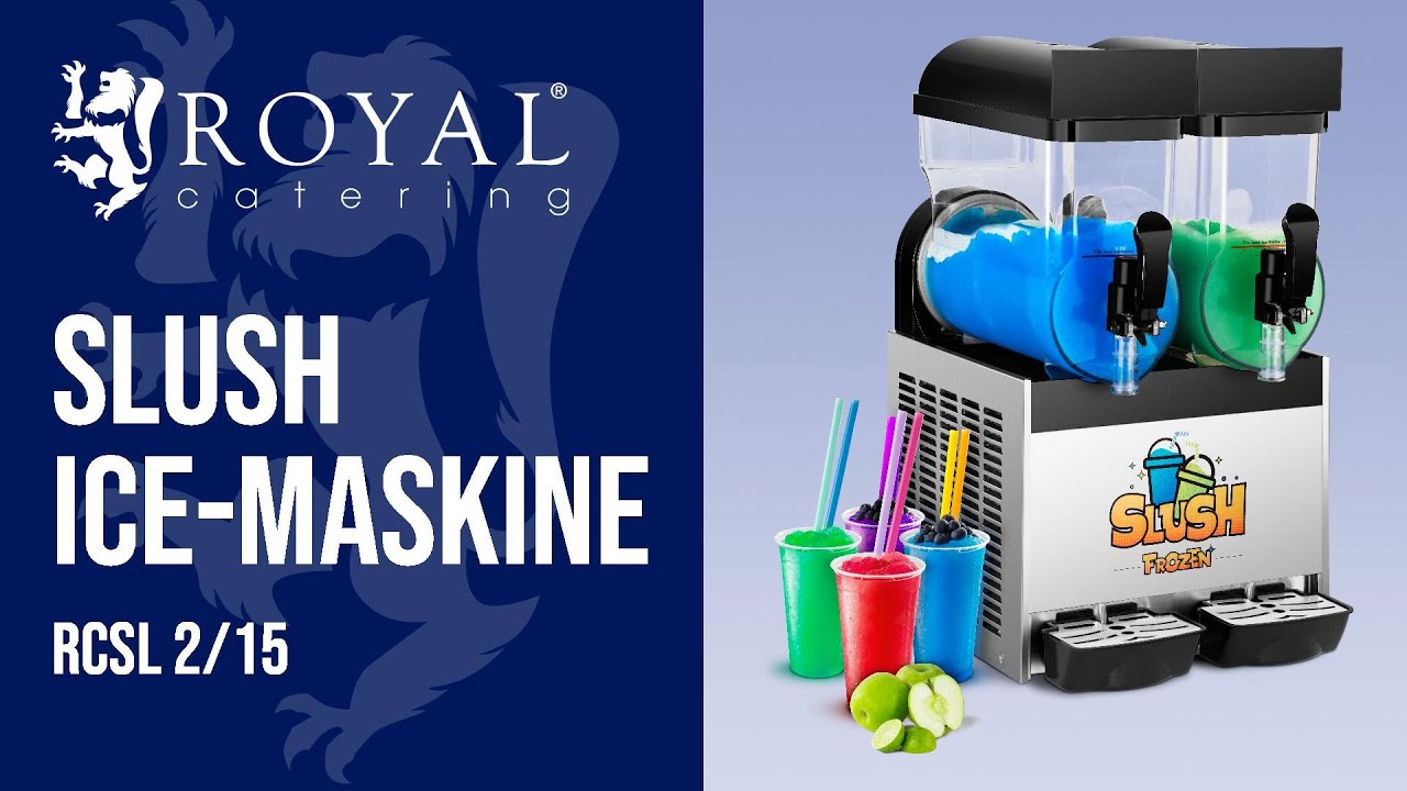 Slush ice-maskine Royal Catering RCSL 2/15 | Produktpr&aelig;sentation 10011023