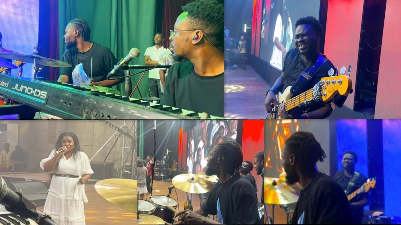 OHEMAA MERCY HAD A GREAT COLLABORATION WITH THE GROOVE MASTER(BISDRUM)🔥🔥🔥