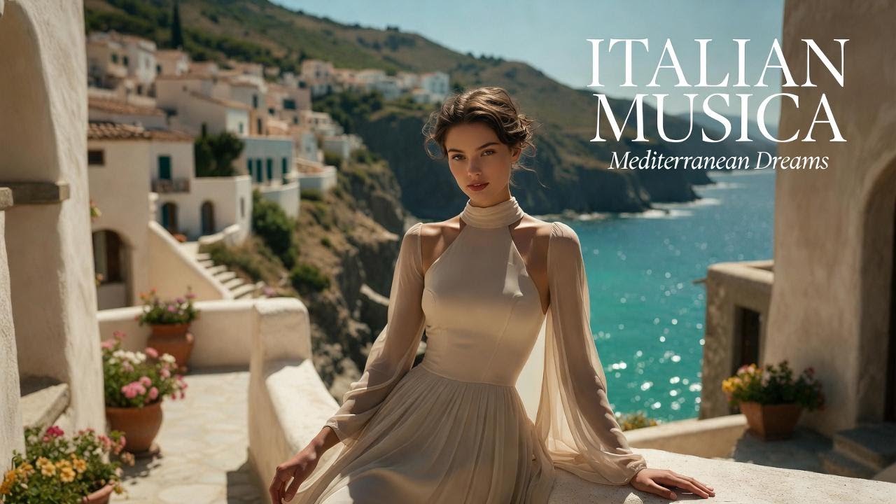 Italian Vibes & Mediterranean Morning 🎶 Lake Como Peaceful Music 4K | Dolce Italia Music