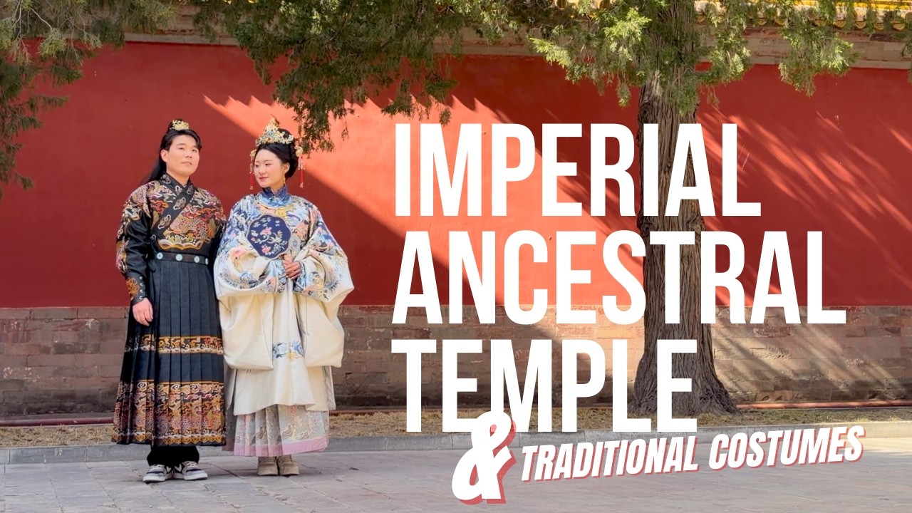 Beautiful Costumes at Imperial Ancestral Temple #beijing